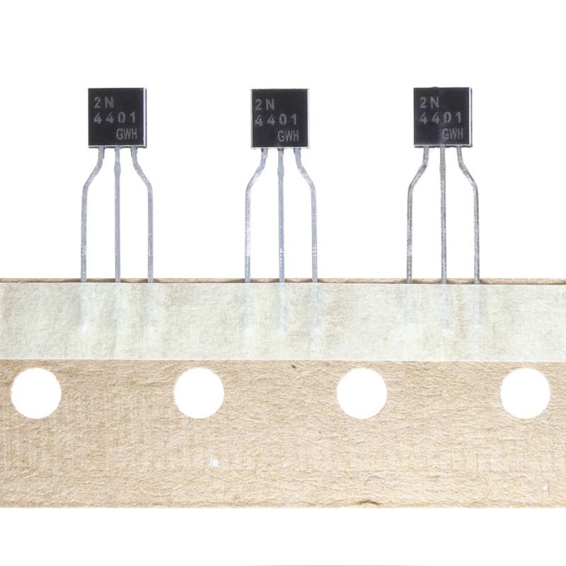 Paquet de 20 Transistors NPN 2N4401 TO-92 - 40V 600mA - Image 1