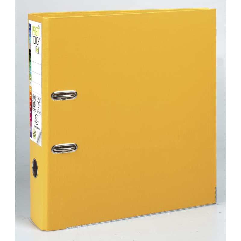 Classeur à levier A4 MAXI Exacompta - Lot de 10 Jaunes - Image 1