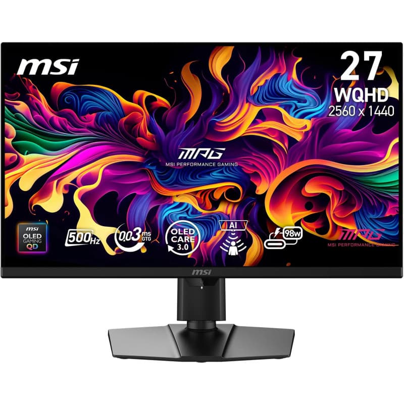 MSI MPG 271QR QD-OLED X50 - Écran Gaming 27" WQHD 500Hz - Image 1