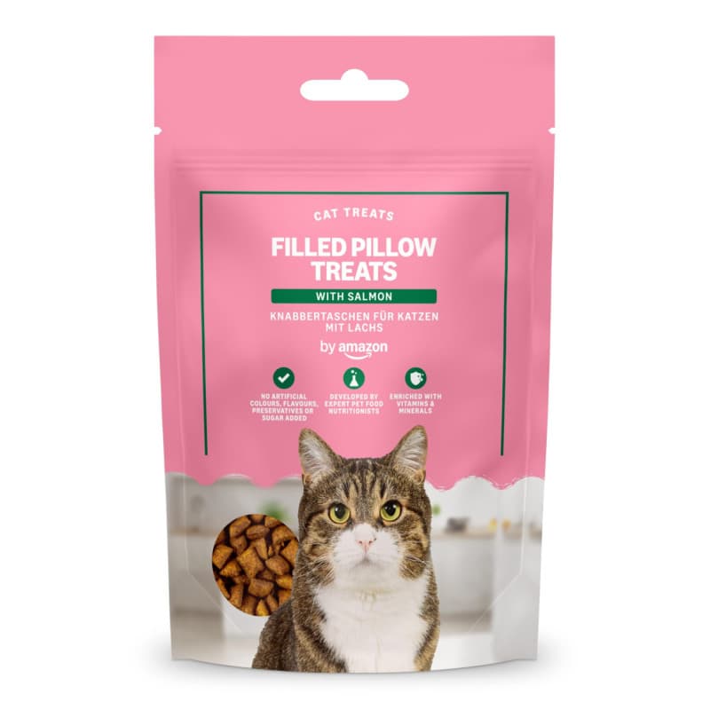 Friandises au Saumon pour Chats by Amazon - 70g - Image 1