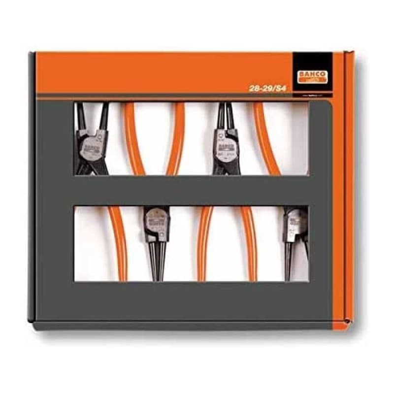 Jeu de Pince Circlips Bahco 19-60mm - 4 Pièces - Image 1