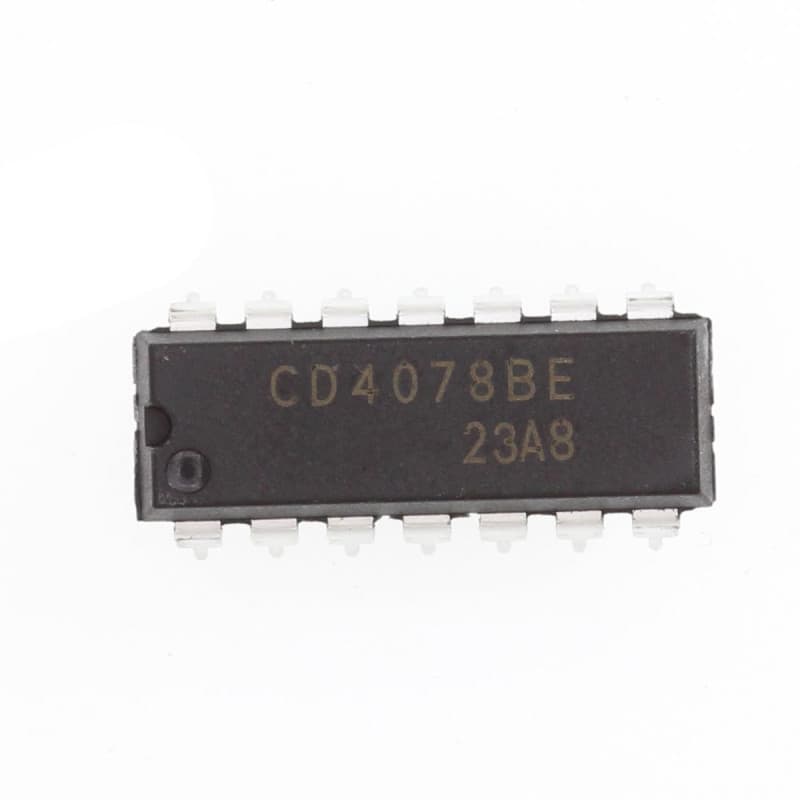 Pack de 10 Portes Logiques CD4078 DIP-14 - HUABAN - Image 1