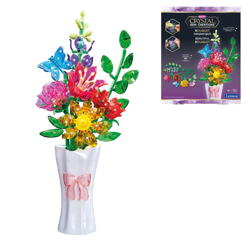 Bouquet de Fleurs Scintillant Crystal Gem - Lexibook - Image 1