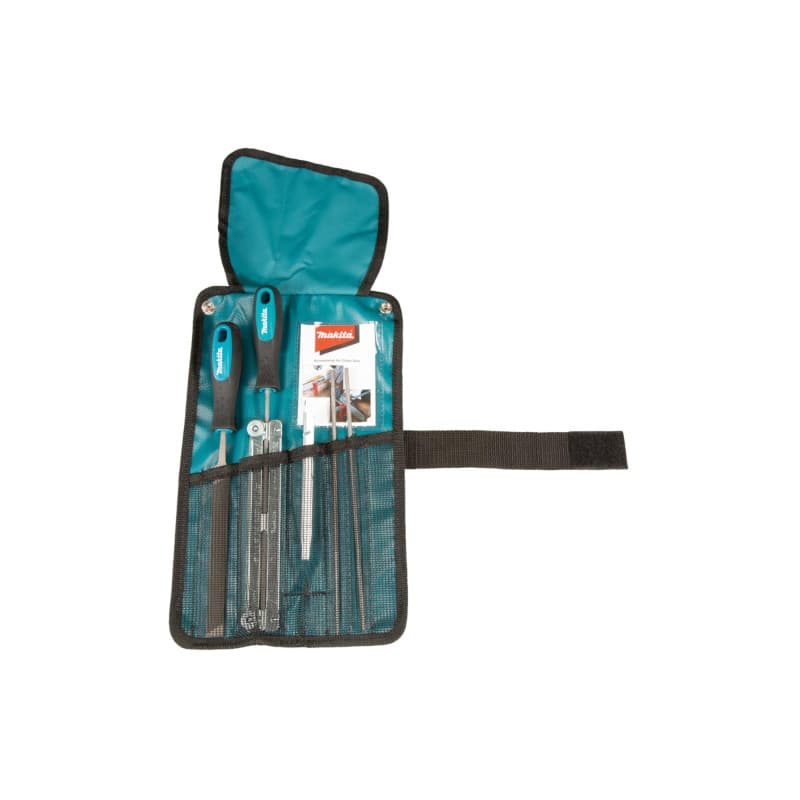 Kit d'affûtage Makita D-72182 avec pochette enroulable - Image 1