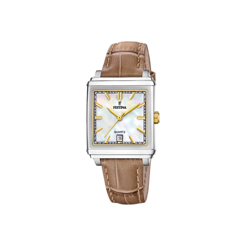 Montre Femme Festina Cuir Marron Élégante et Classique - Image 1