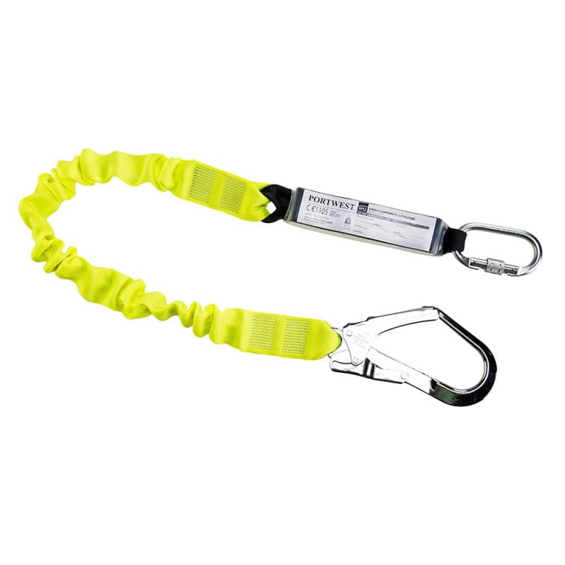 Lanyard Élastique avec Absorbeur de Chocs - 180 cm - Image 1