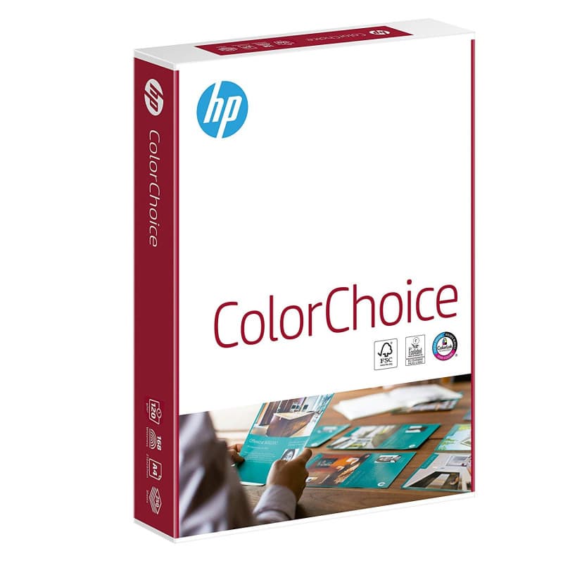 Papier Laser Couleur HP A4 120g - 250 Feuilles - Image 1