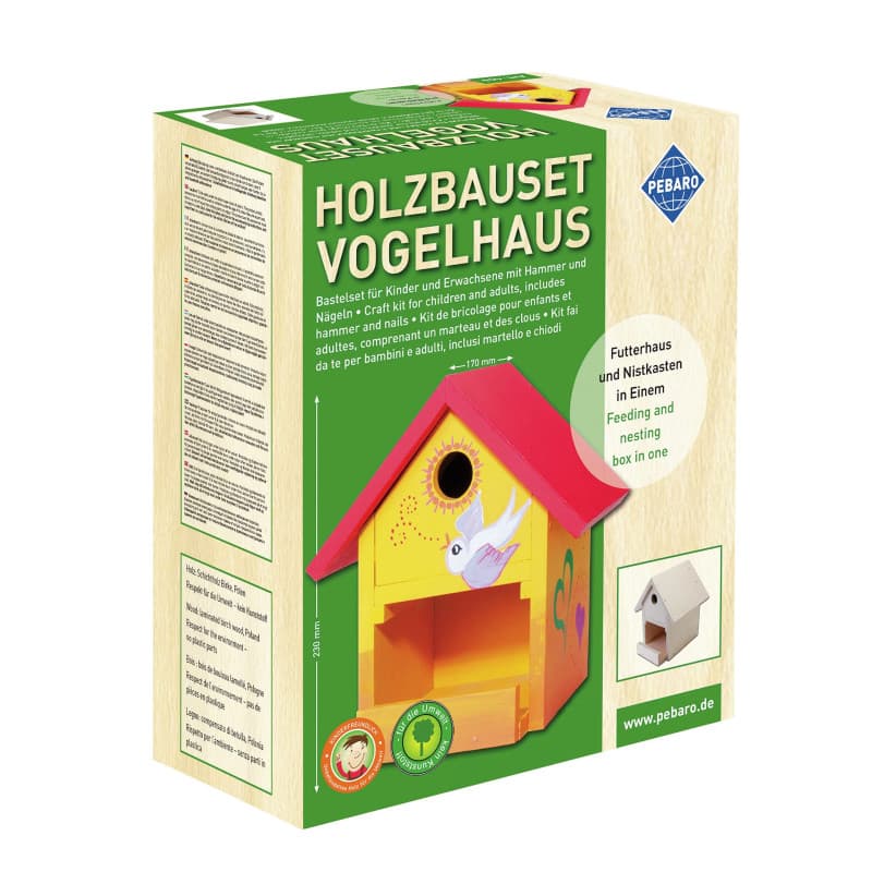 Kit de Construction de Cabane à Oiseaux en Bois Pebaro - Image 1