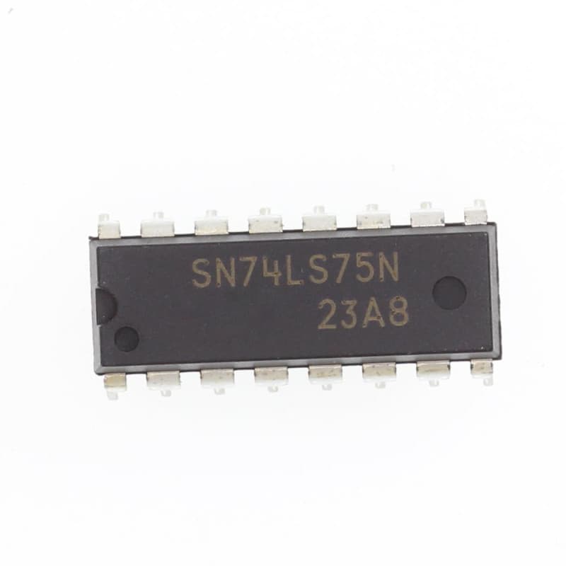 Pack de 10 Portes Logiques SN74LS75N DIP-14 par HUABAN - Image 1