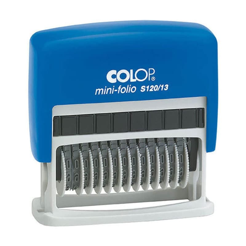 Tampon Numéroteur COLOP S 120/13 - Pratique et Compact - Image 1