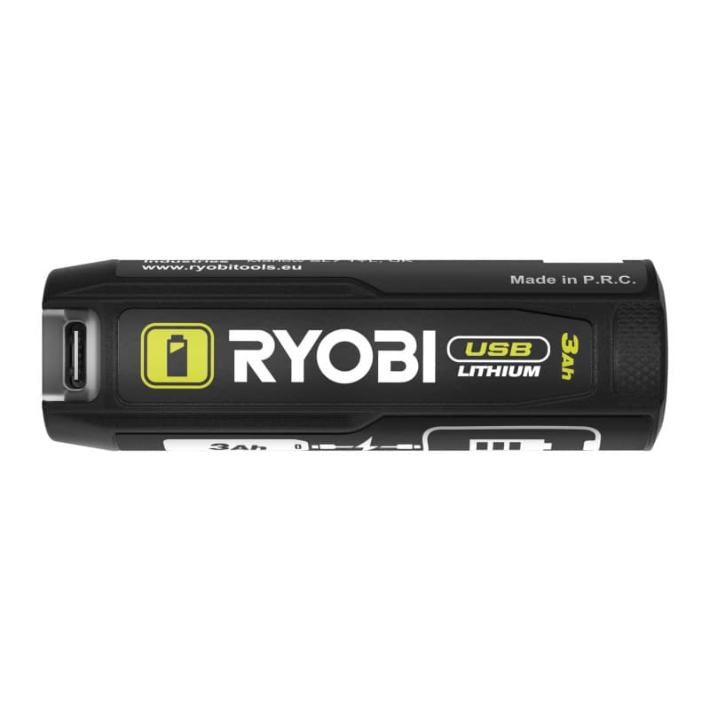 Batterie Lithium RYOBI 4V USB 3,0Ah avec Câble Inclus - Image 1