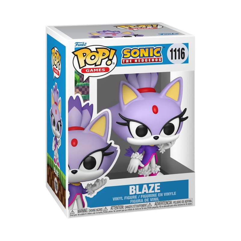 Figurine Funko Pop! Sonic - Blaze The Cat à Collectionner - Image 1