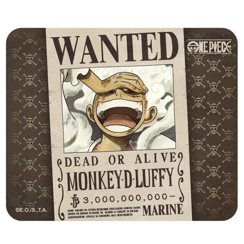 Tapis de Souris Souple One Piece Wanted Luffy - ABYSTYLE - Image 1