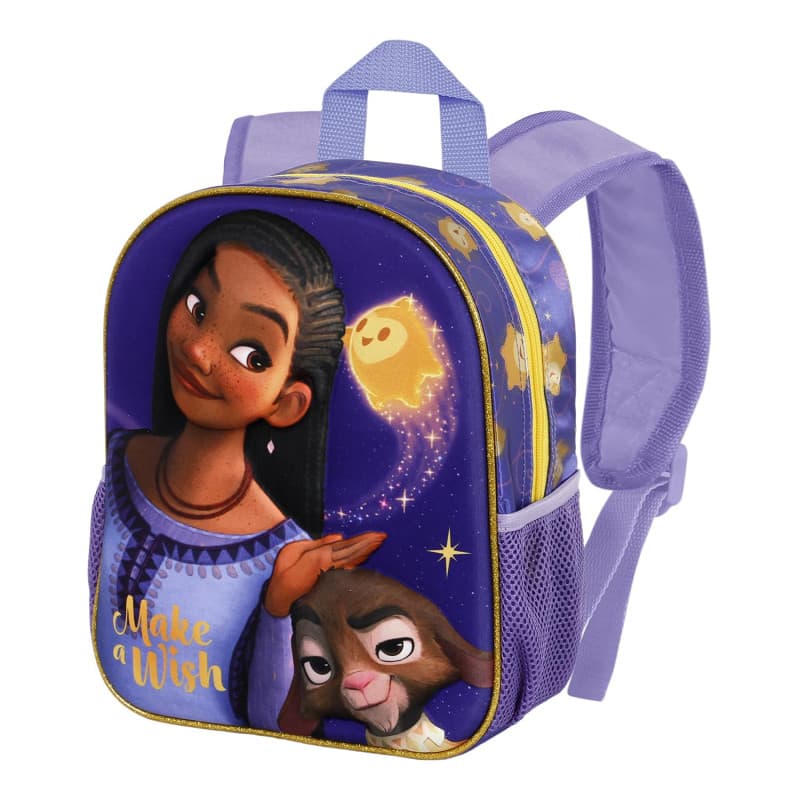 Sac à Dos 3D Disney Asha et la Bonne Étoile - Lilas - Image 1