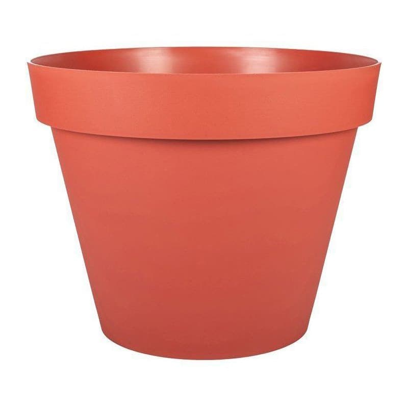 Pot de Fleur Rond Toscane EDA - Ø 48 cm - Orange Terre Battue - Image 1