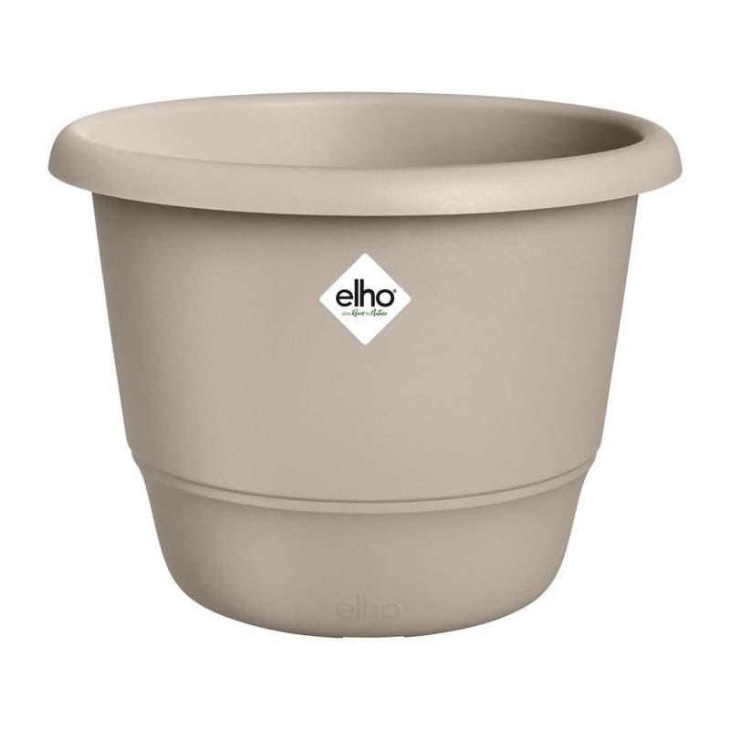 Pot de Fleur Rond Elho Amiga 55L Beige pour Extérieur - Image 1