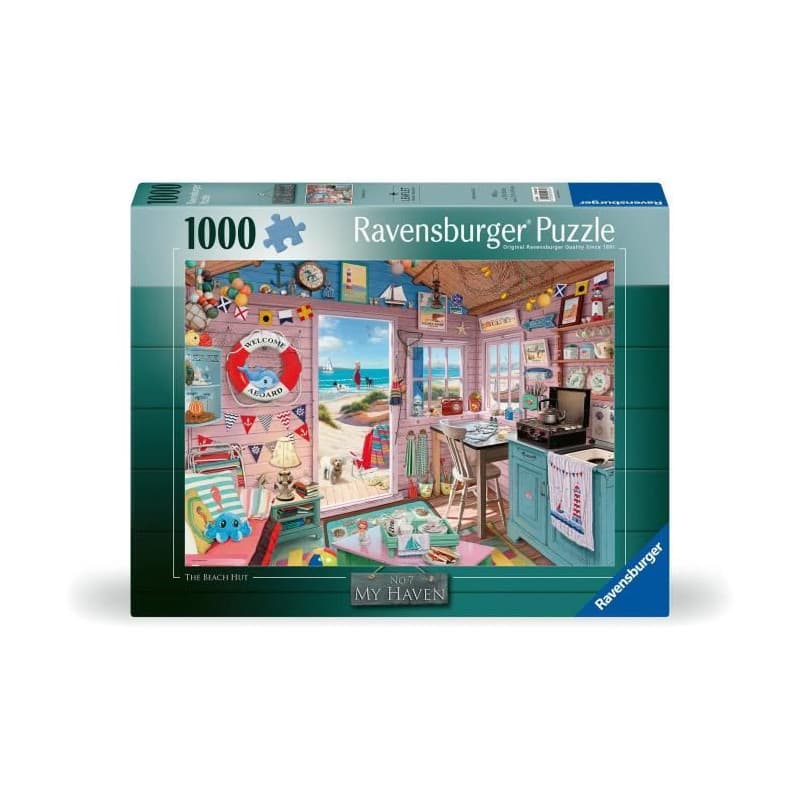 Puzzle 1000 pièces Cabanon de la Plage - Image 1