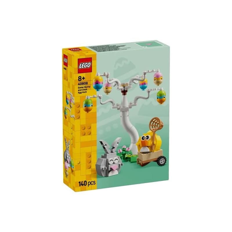 Set de jeu LEGO Lapin de Pâques avec 2 animaux colorés - Image 1