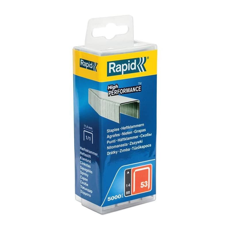 Agrafes Rapid n°53 14mm - Boîte de 5000 pièces - Image 1