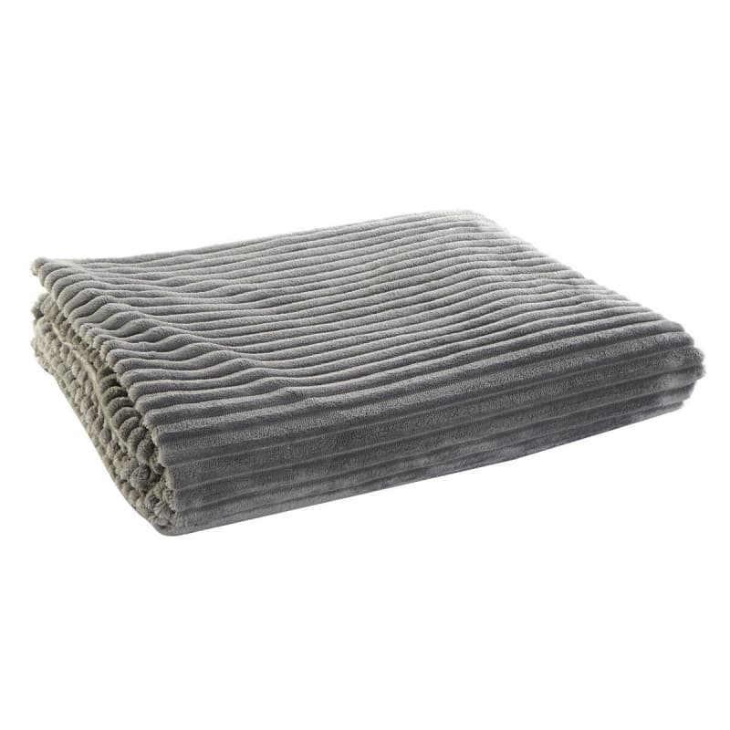 Couverture DKD Home Decor 150 x 200 x 2 cm Gris Basique - Image 1