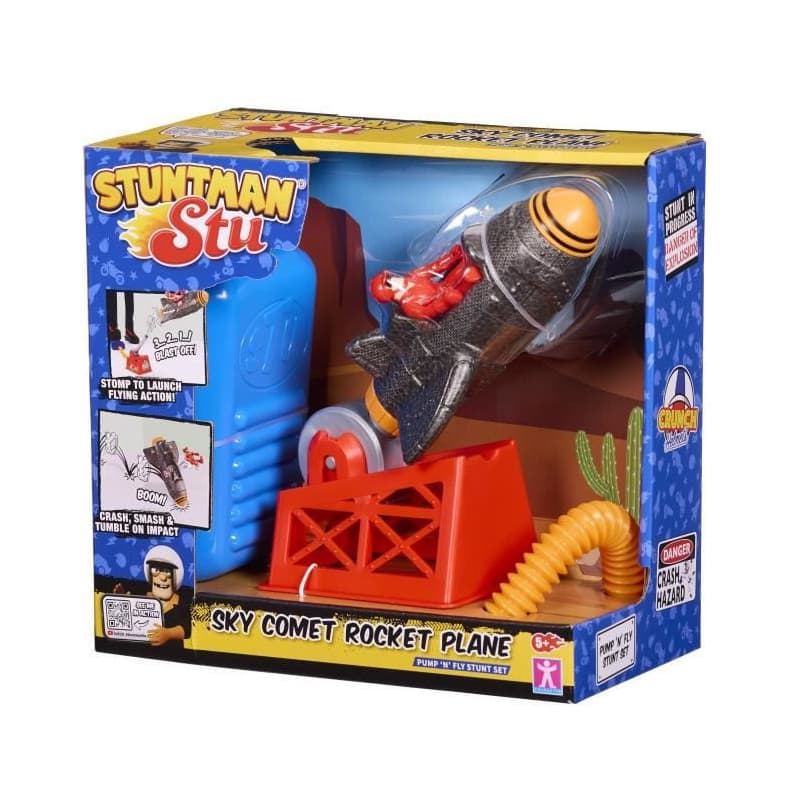 Fusée Propulsable Stuntman Stu - Figurine BANDAI - Image 1