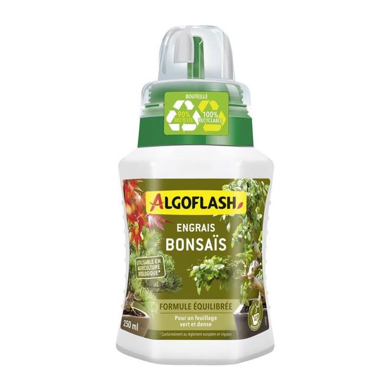 Engrais Bonsai ALGOFLASH 250 ml - Performance Naturelle - Image 1