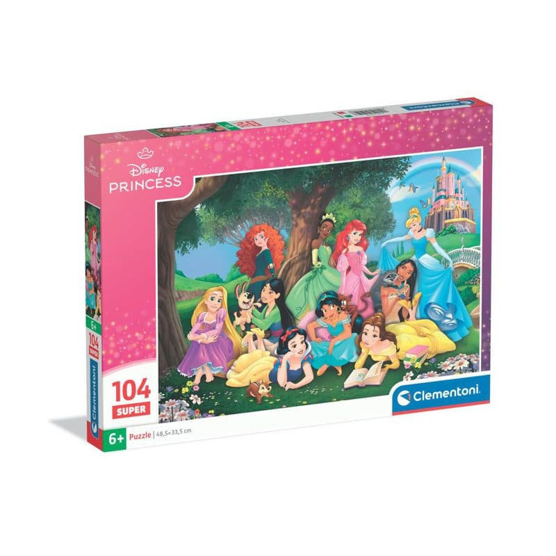 Puzzle Disney Princess 104 pièces - CLEMENTONI - Image 1