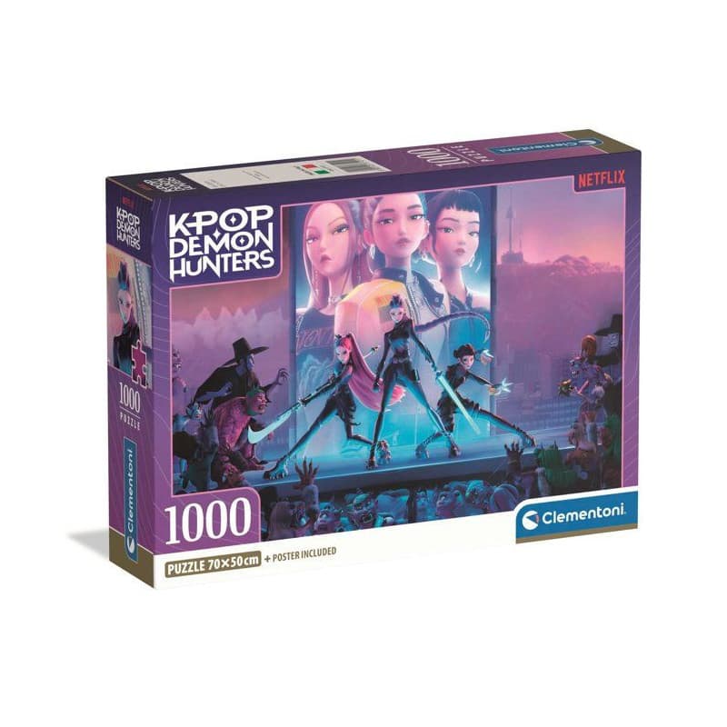 Puzzle K-Pop Demon Hunters 1000 Pièces - CLEMENTONI - Image 1