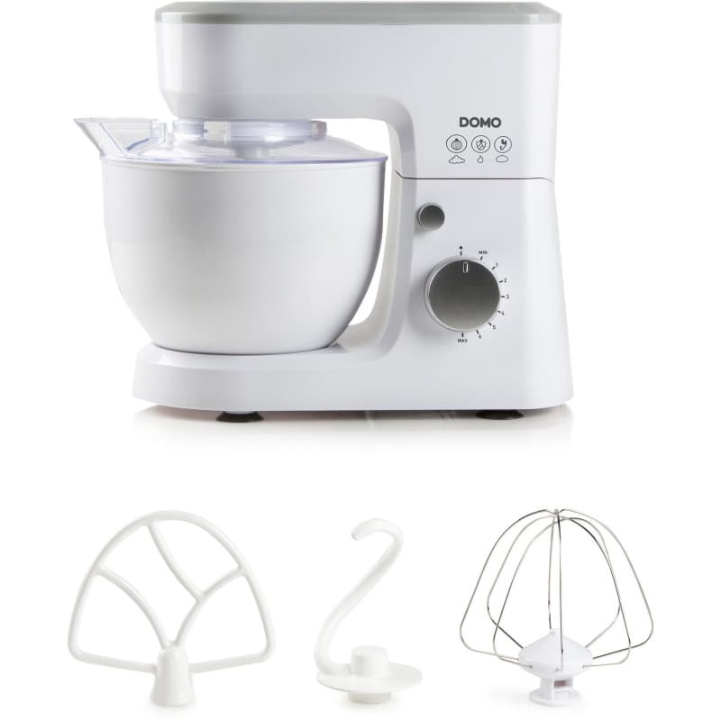 Robot Pâtissier DOMO DO9241KR 600W 6 Vitesses 4L Blanc - Image 1