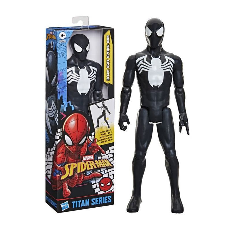 Figurine Deluxe Spider-Man Noir 30 cm - Titan Series - Image 1