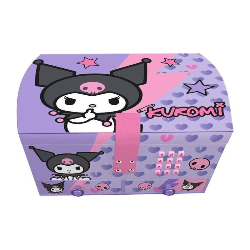 Boîte à bijoux Kuromi avec code secret - KIDS LICENSING - Image 1