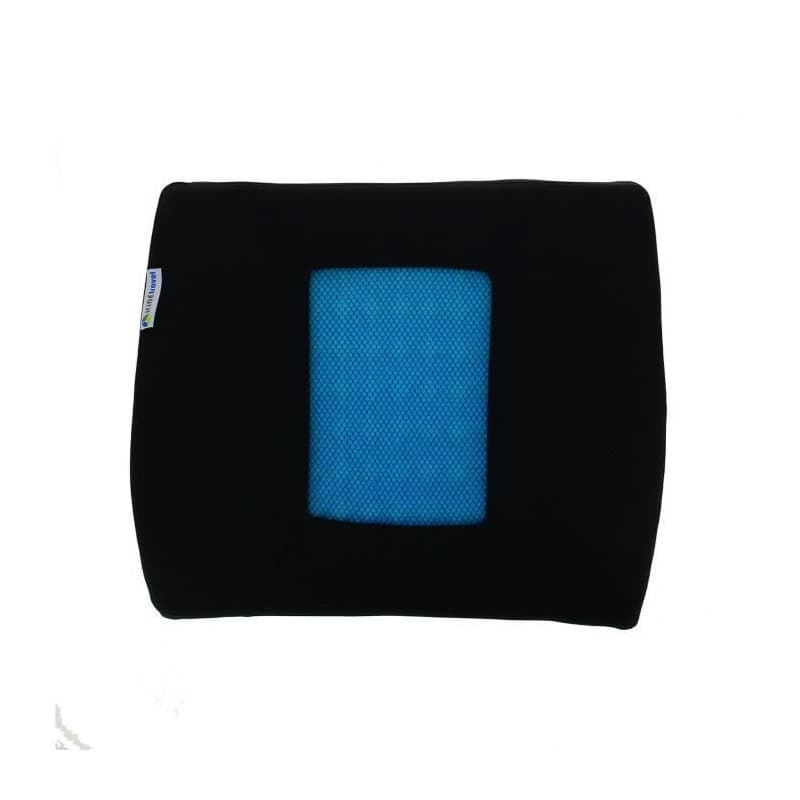 Coussin Lombaire Gel KINE TRAVEL - Confort Noir et Bleu - Image 1