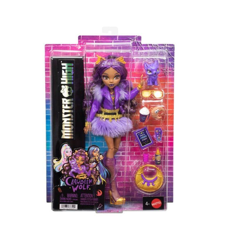 Poupée Clawdeen de Monster High avec accessoires - Image 1