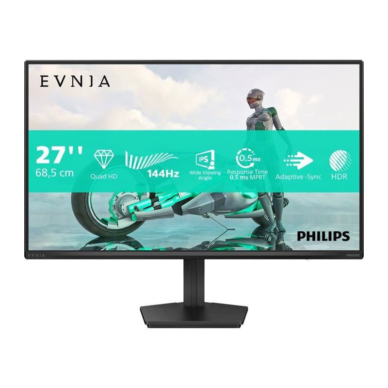 Écran PC Gamer Philips 27'' QHD 144Hz Dalle IPS - Image 1