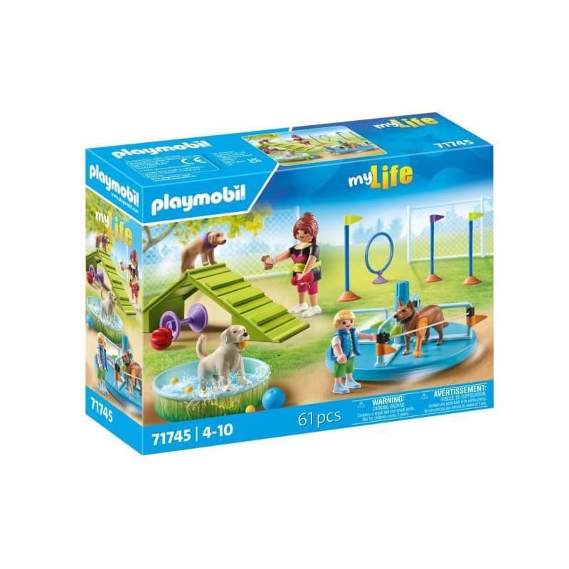 Aire de jeux pour chiens PLAYMOBIL - My Life, 61 pièces - Image 1