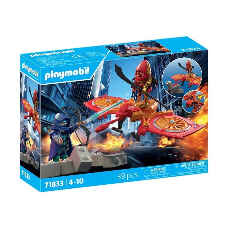 Playmobil Super-héros avec Drone et Ninja - Image 1