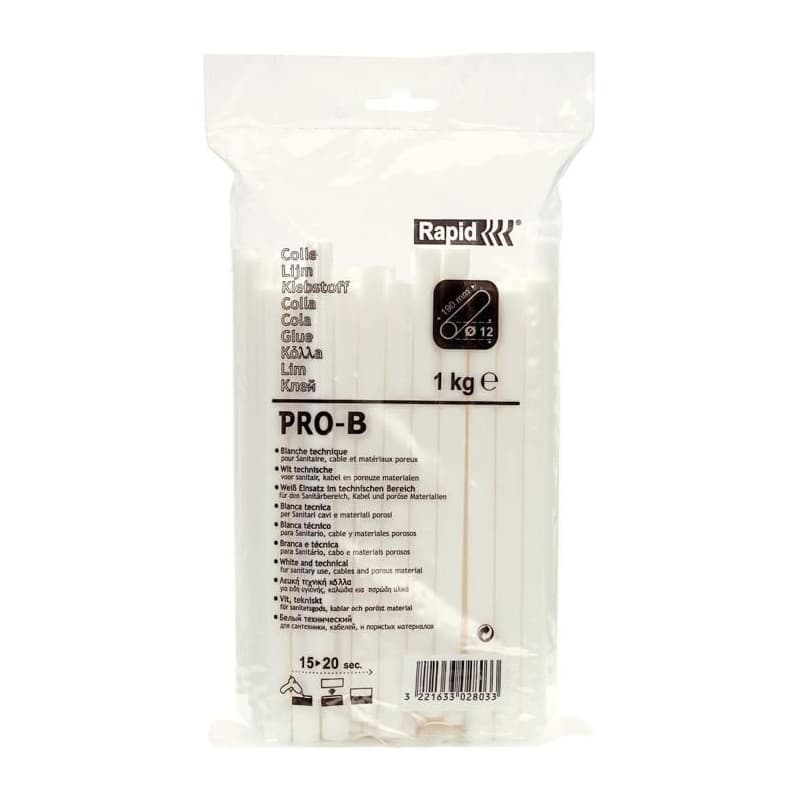 Bâton de colle technique blanche RAPID M30 - 1 kg - Image 1