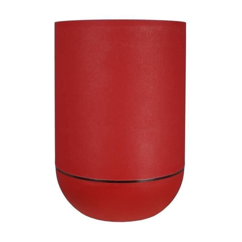 Bac à Fleurs Rond Riviera Granit Tulipe Rouge 50 cm - Image 1