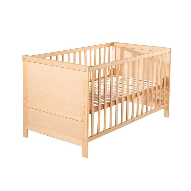 Lit Bébé Évolutif 70x140 avec Barrières Amovibles - ROBA - Image 1