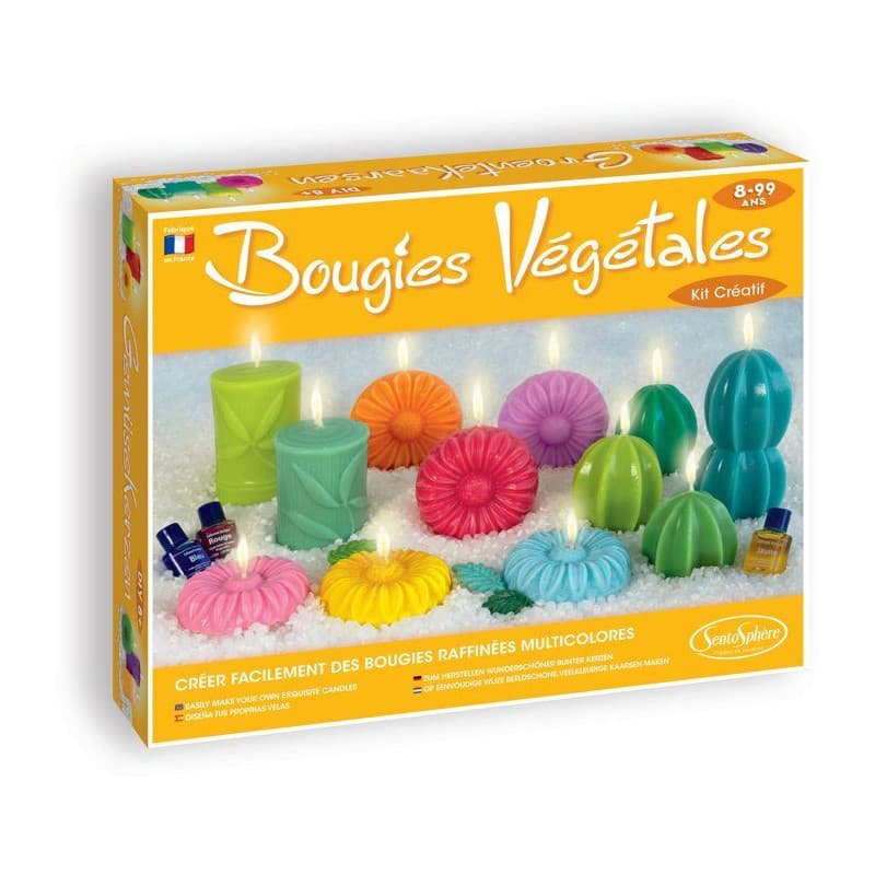 Kit Créatif Bougies Végétales - SENTOSPHERE - Image 1