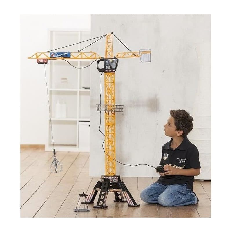 Grue filoguidée 120 cm DICKIE TOYS avec accessoires - Image 1