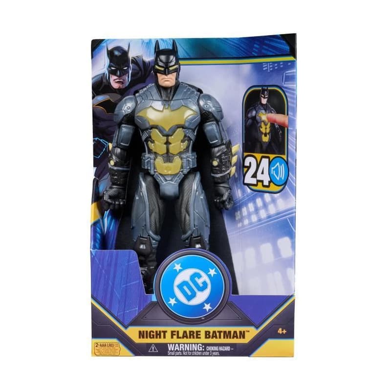 Figurine Deluxe Batman Furtif avec Sons et Lumières - Image 1