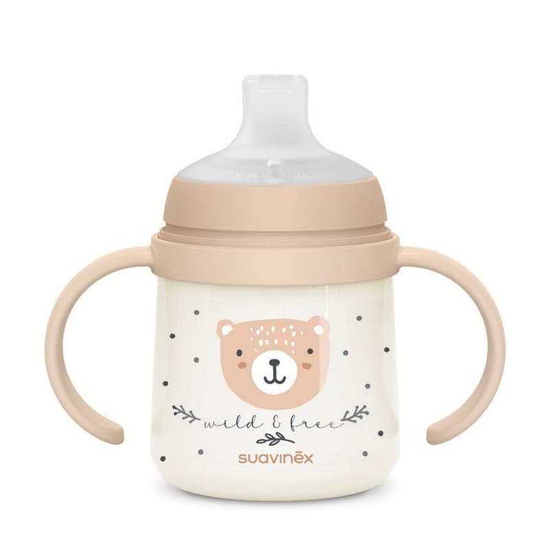 Biberon avec anses SUAVINEX NIGHT&DAY WILD&FREE 150 ml - Image 1