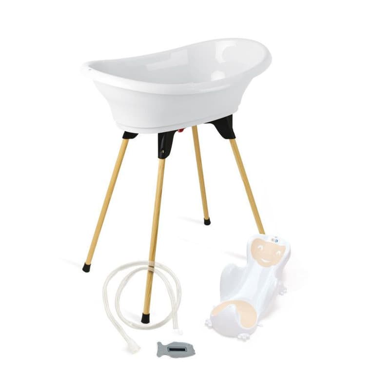 Pack Baignoire THERMOBABY VASCO 5 en 1 - Blanc Muguet - Image 1