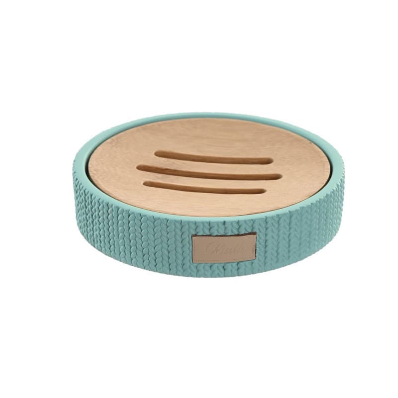 Porte-Savon DKD Home Decor Urban Vert (11 x 11 x 2,5 cm) - Image 1
