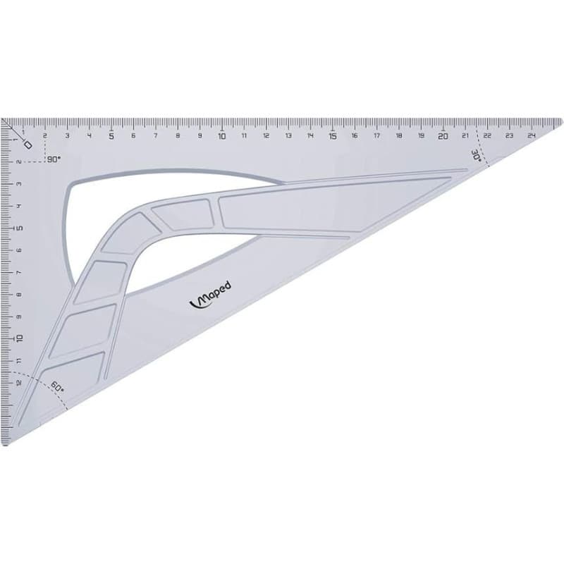 EQUERRE 60° 26CM MAPED GEOMETRIC - Image 1
