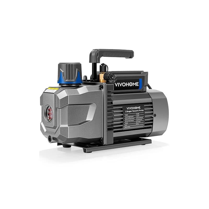 VIVOHOME Pompe à vide HVAC 2 étapes 3/4 HP 7,2 CFM - Image 1