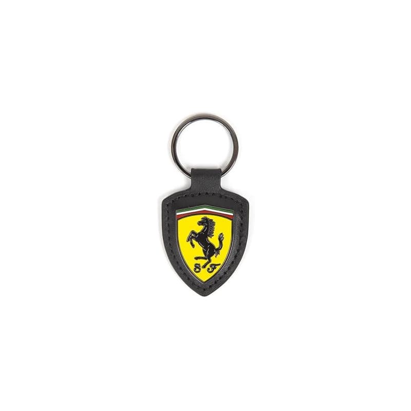 Scuderia Ferrari Llavero Scudetto Cuero
