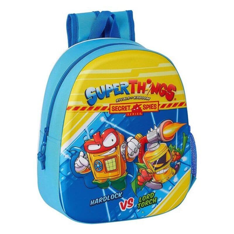 Sac à dos enfant 3D SuperThings Bleu clair - Image 1