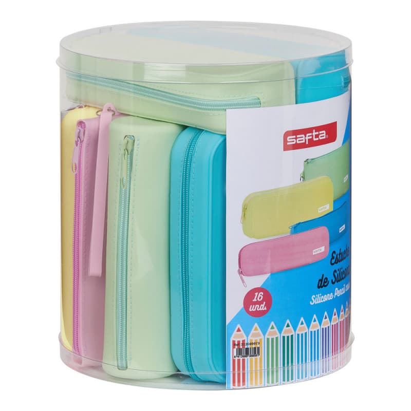 Trousse d'écolier Safta Bleu 22.7 x 23 x 22.7 cm - Image 1